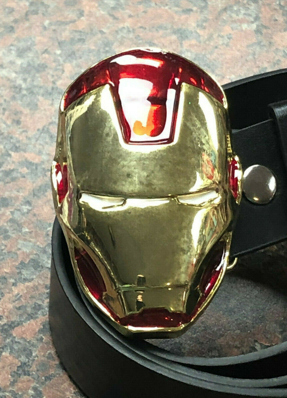 Iron-Man Helmet Buckle with belt