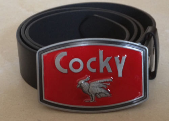 Cocky belt store buckle