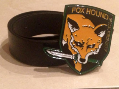Metal Gear Solid - Fox Hound buckle with belt