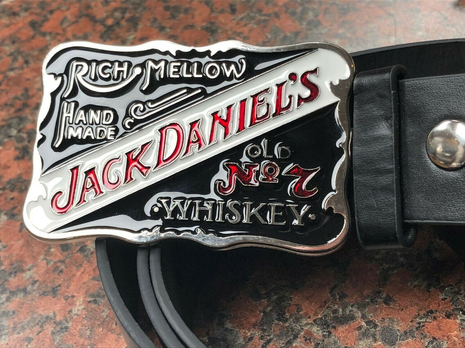 Jack Daniels Western Style Logo Buckle with belt