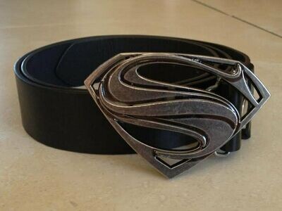 Superman - Man of Steel Logo Buckle with belt