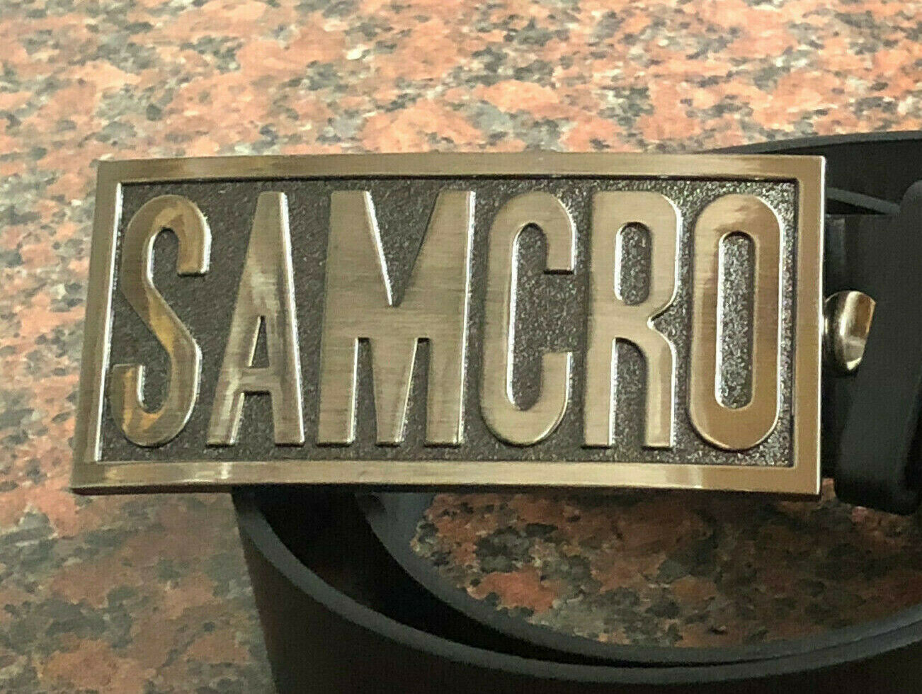 SAMCRO Logo Buckle with belt Sons of Anarchy