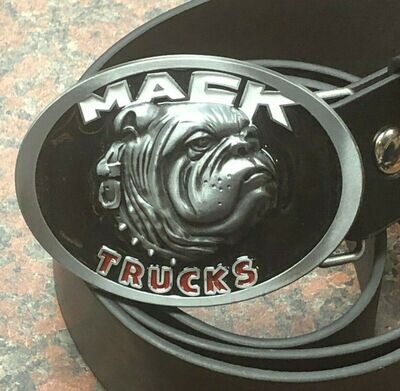 Mack Trucks Pitbull Buckle with belt
