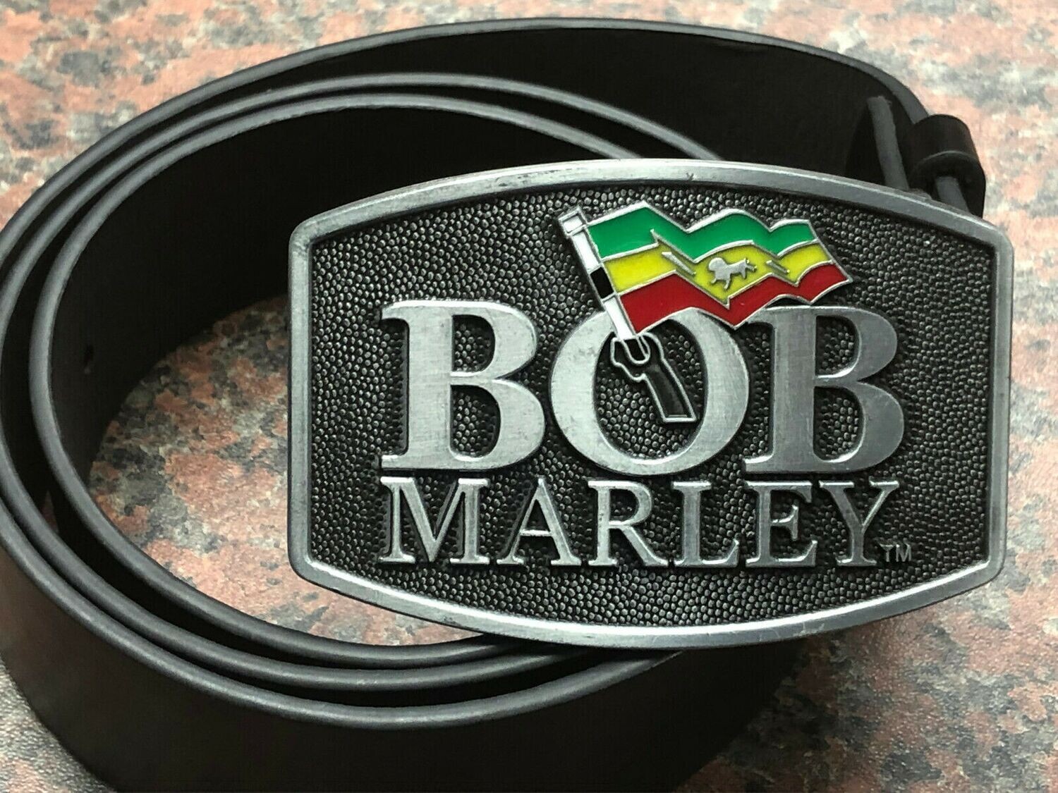 Bob Marley Logo Buckle with belt
