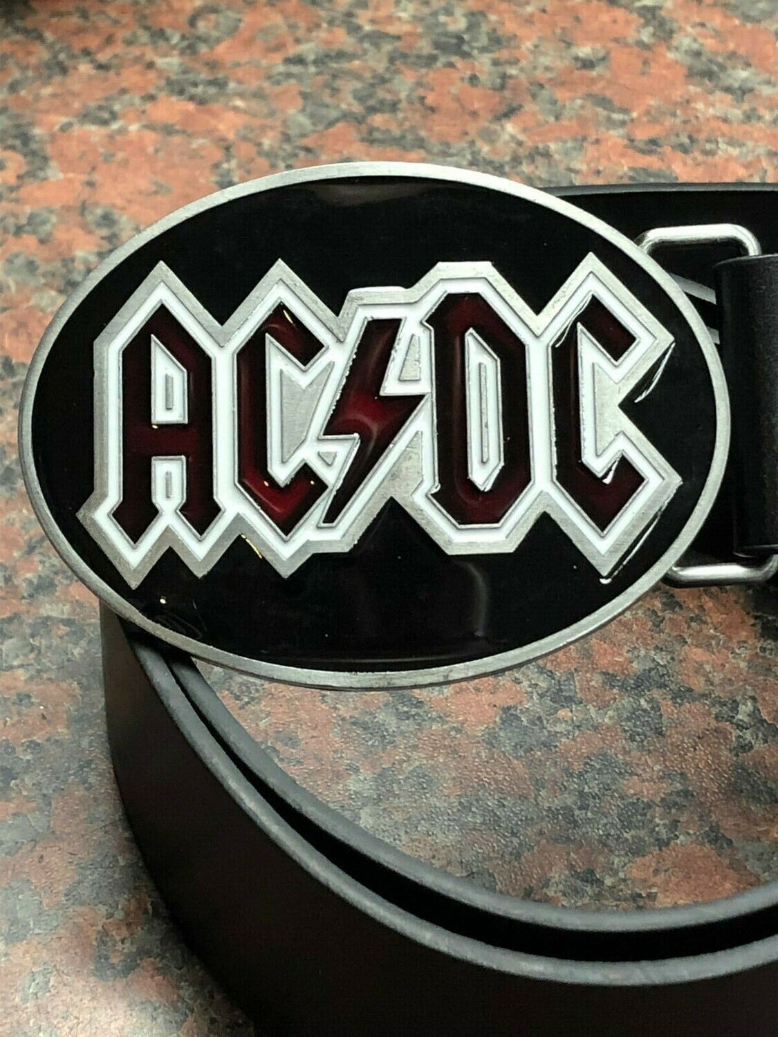 ACDC Logo buckle with belt