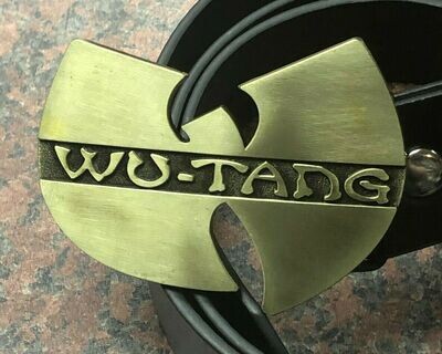 Wu-Tang Clan Logo Buckle with belt