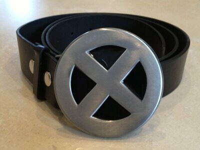 X-men Logo Buckle with belt, costume or casual