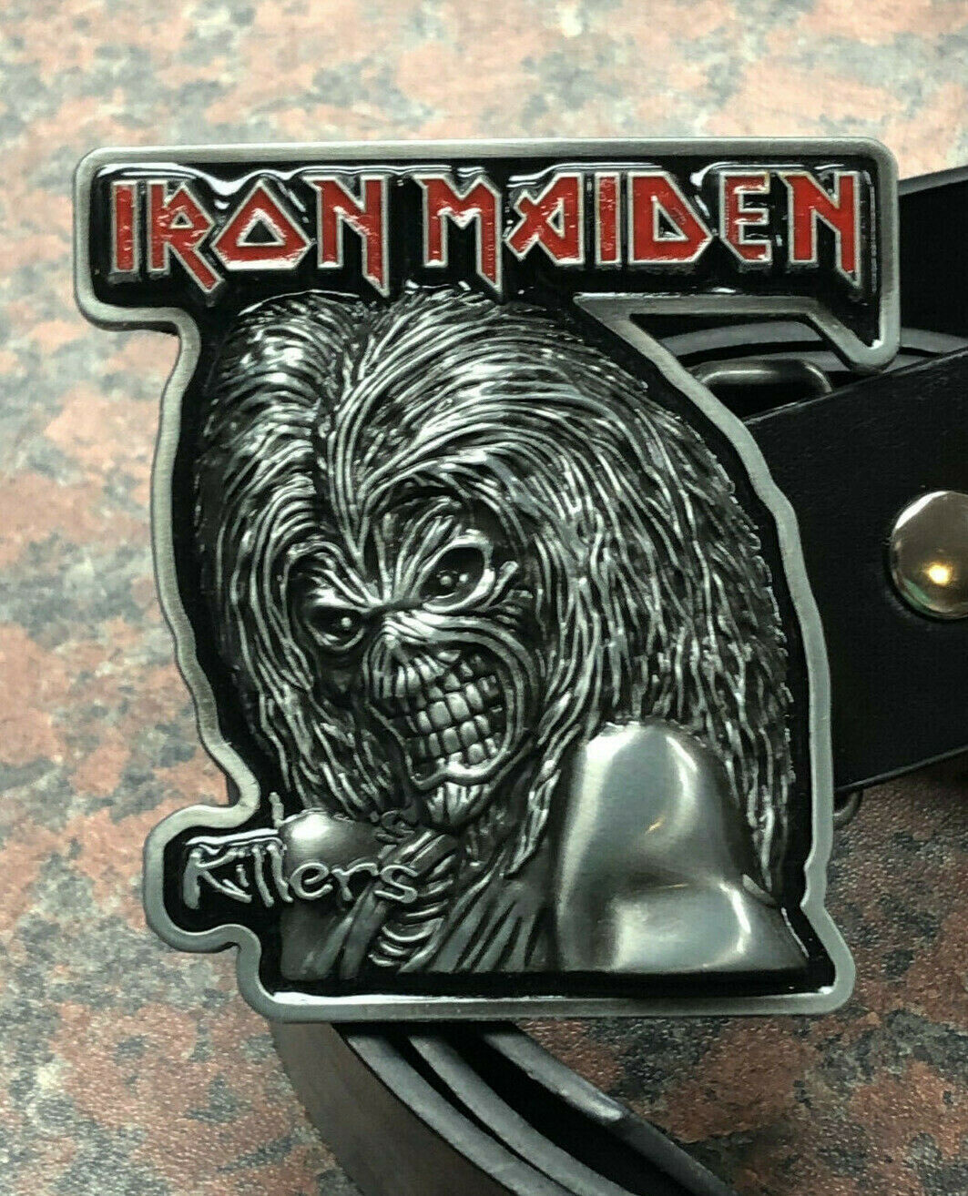 Iron Maiden Eddie Killers Buckle with belt