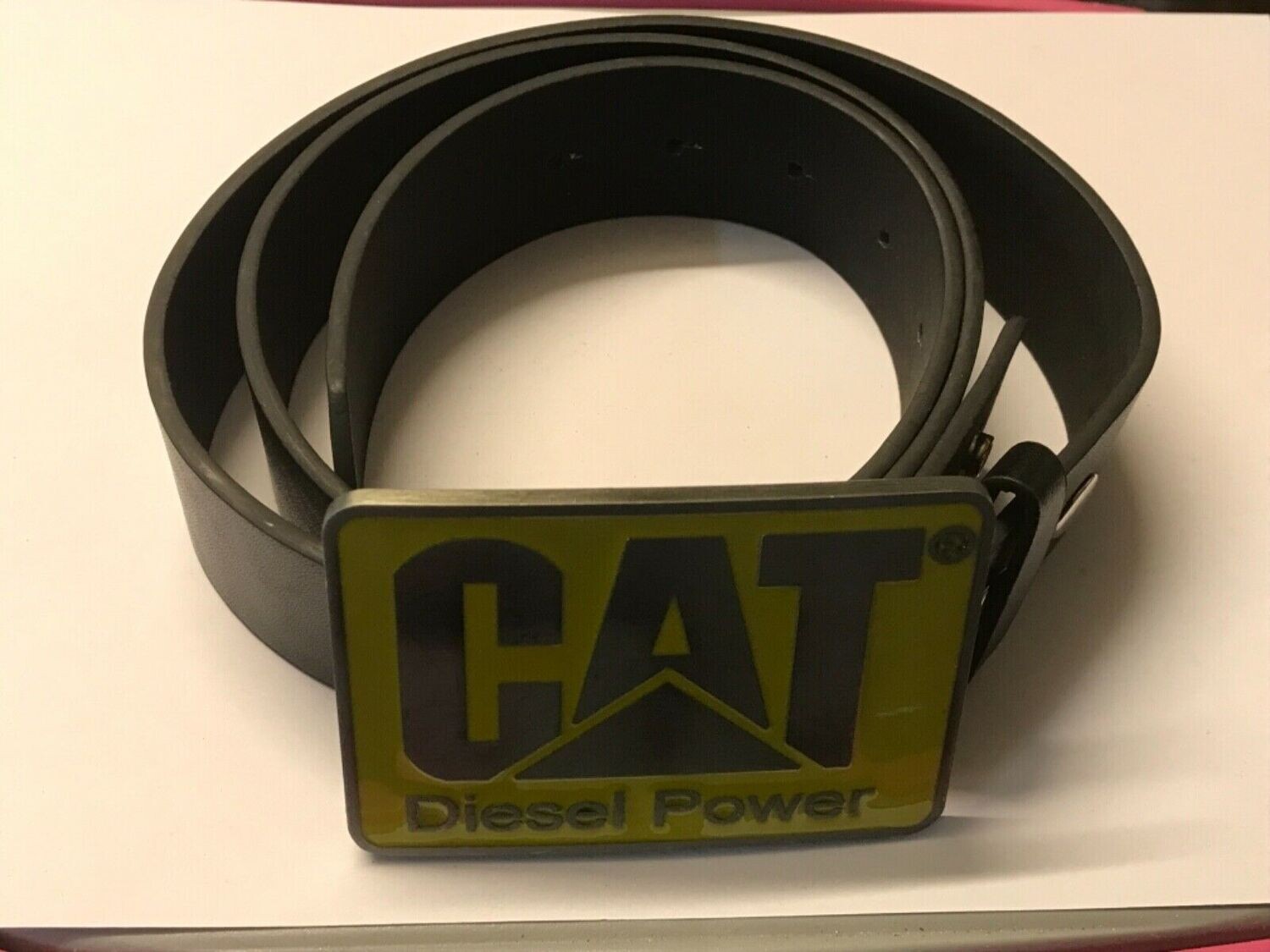 CAT Diesel Power Logo Buckle with belt