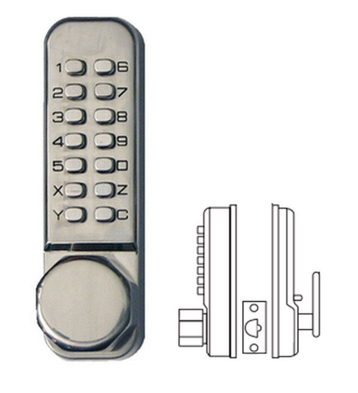 Simplex Codelock Knob Turn Digital Door Lock combination