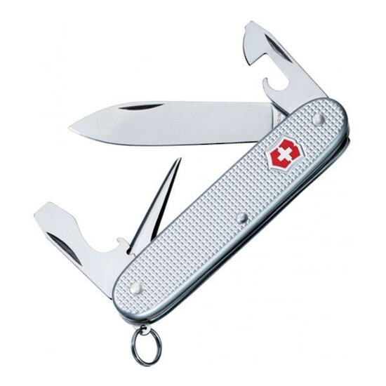 Victorinox Swiss Army Knife - Pioneer - Silver Alox