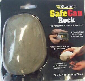 Sterling - False Rock Safe Can with Hidden Storage Compartment Hide Key