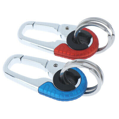 Omuda - Secure Carabiner Keyring (in Red or Blue)
