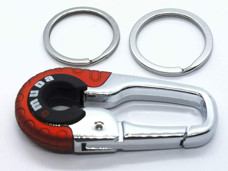 Omuda - Secure Carabiner Keyring (in Red or Blue)