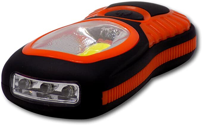 Minder Walk-Safe Super Beam - 200 Lumen LED Torch Flashlight
