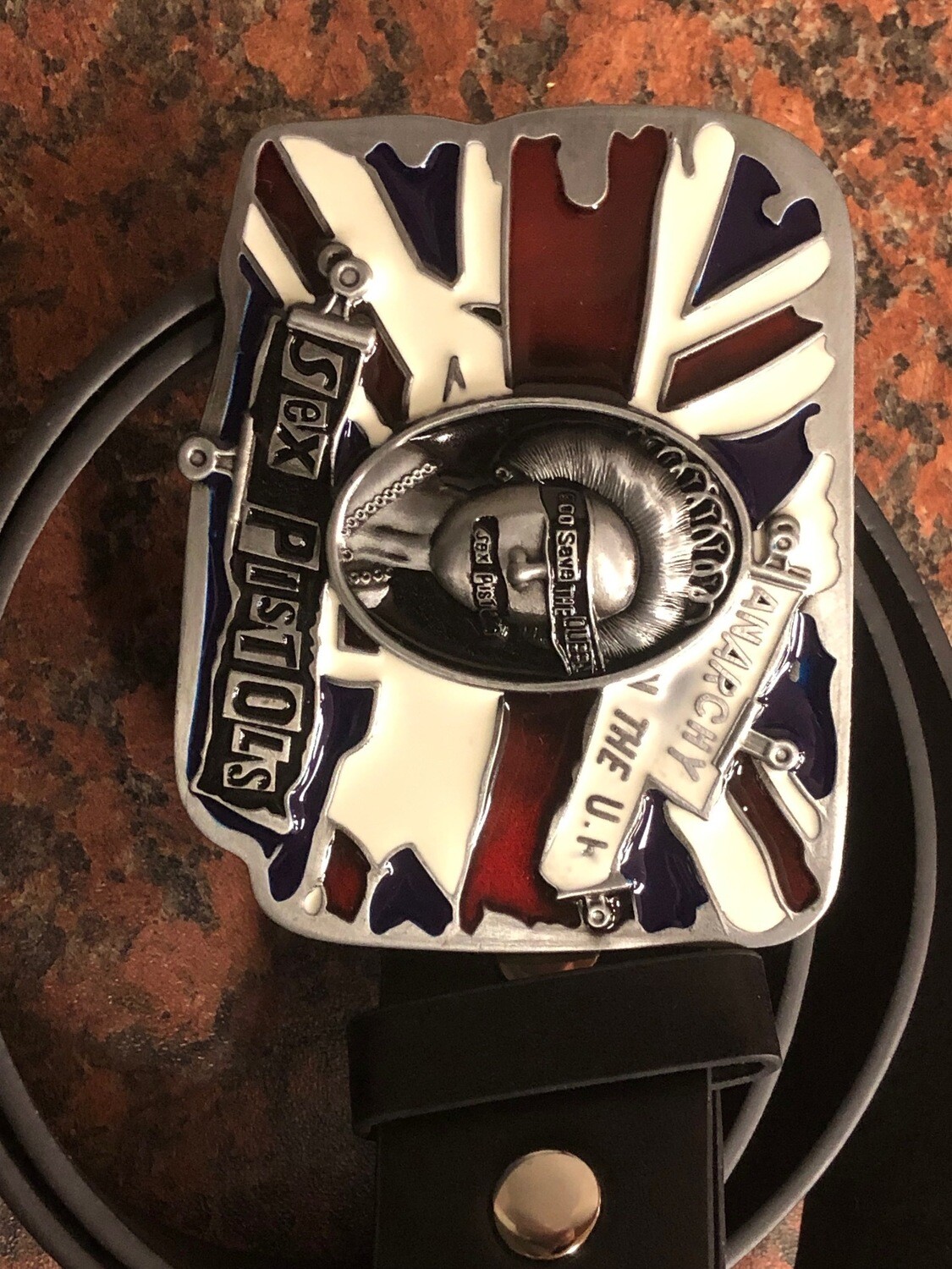 Sex Pistols Logo Buckle with belt