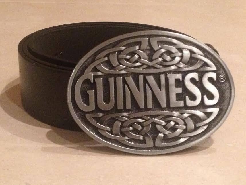 GUINNESS Logo Buckle with belt celtic style