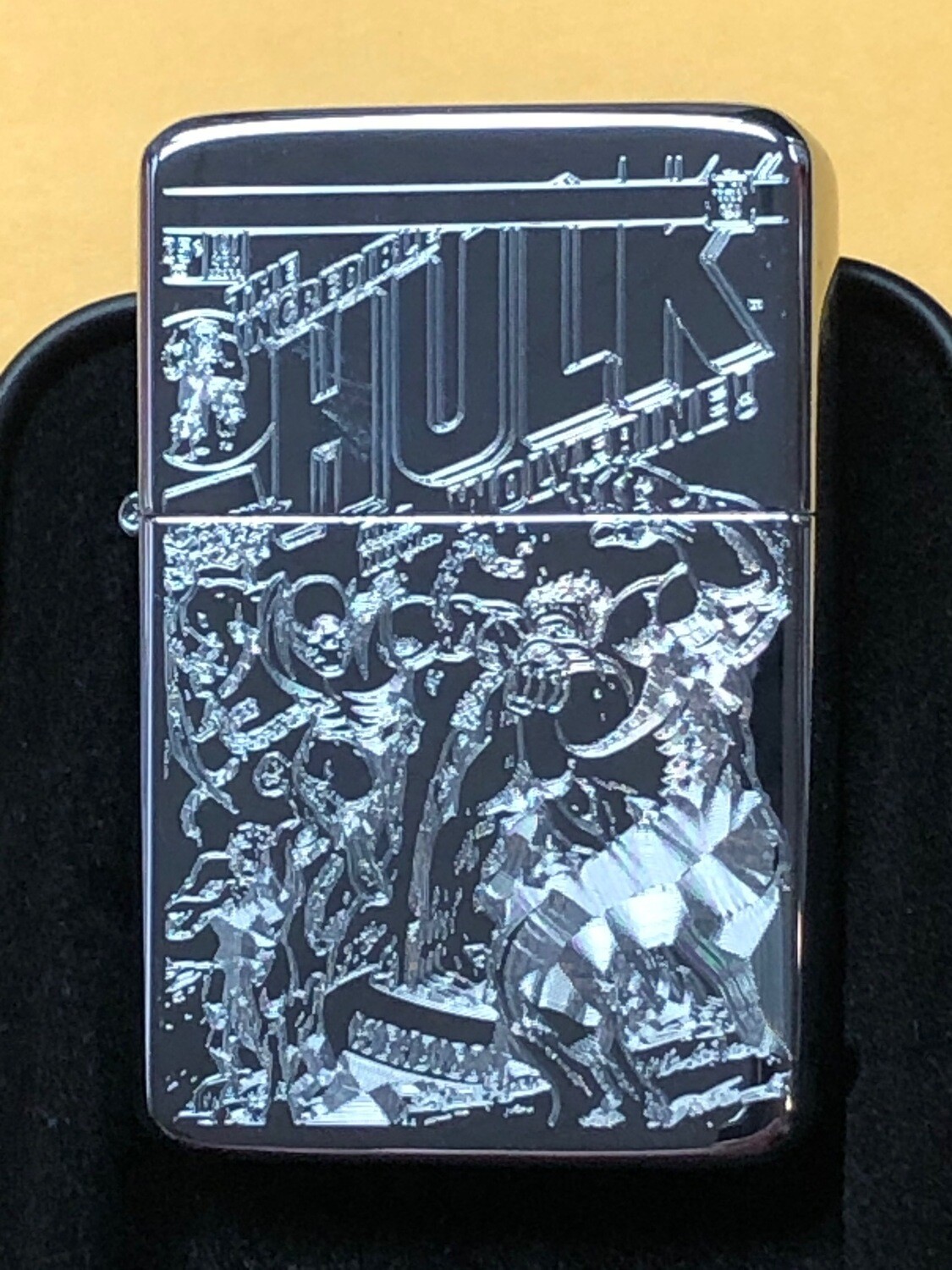 HULK #181 Lighter Polished Chrome Finish Wolverine comic cover
