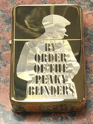 By Order of the Peaky Blinders Lighter, Polished Gold Finish