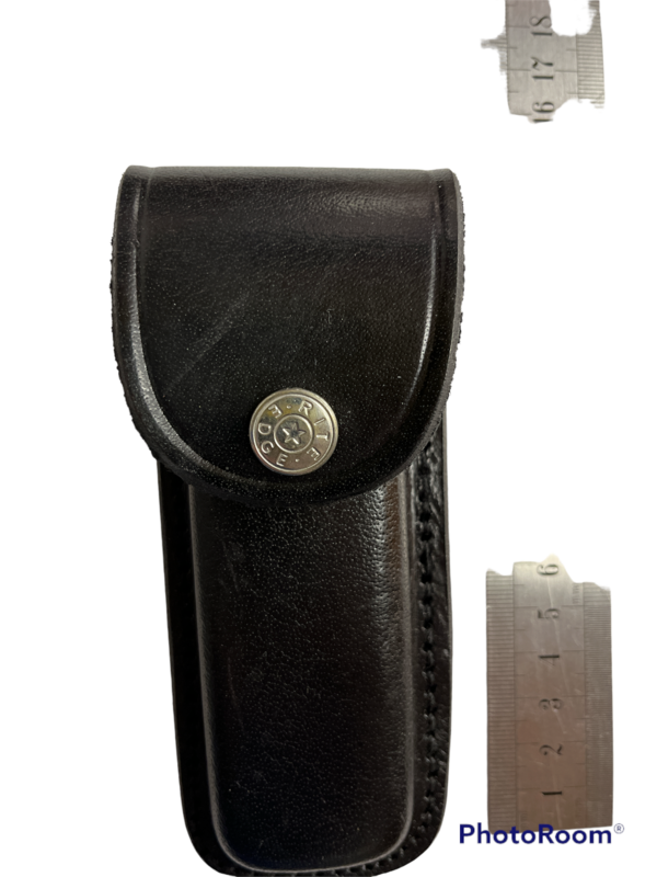 Extra Large Black Leather POUCH / SHEATH suitable for Swiss Army Knife