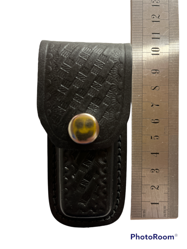 Small Black Leather POUCH / SHEATH suitable for Swiss Army Knife