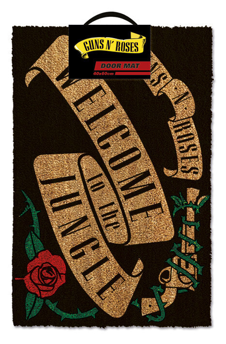GUNS N ROSES Welcome to the Jungle - Licensed Door Mat