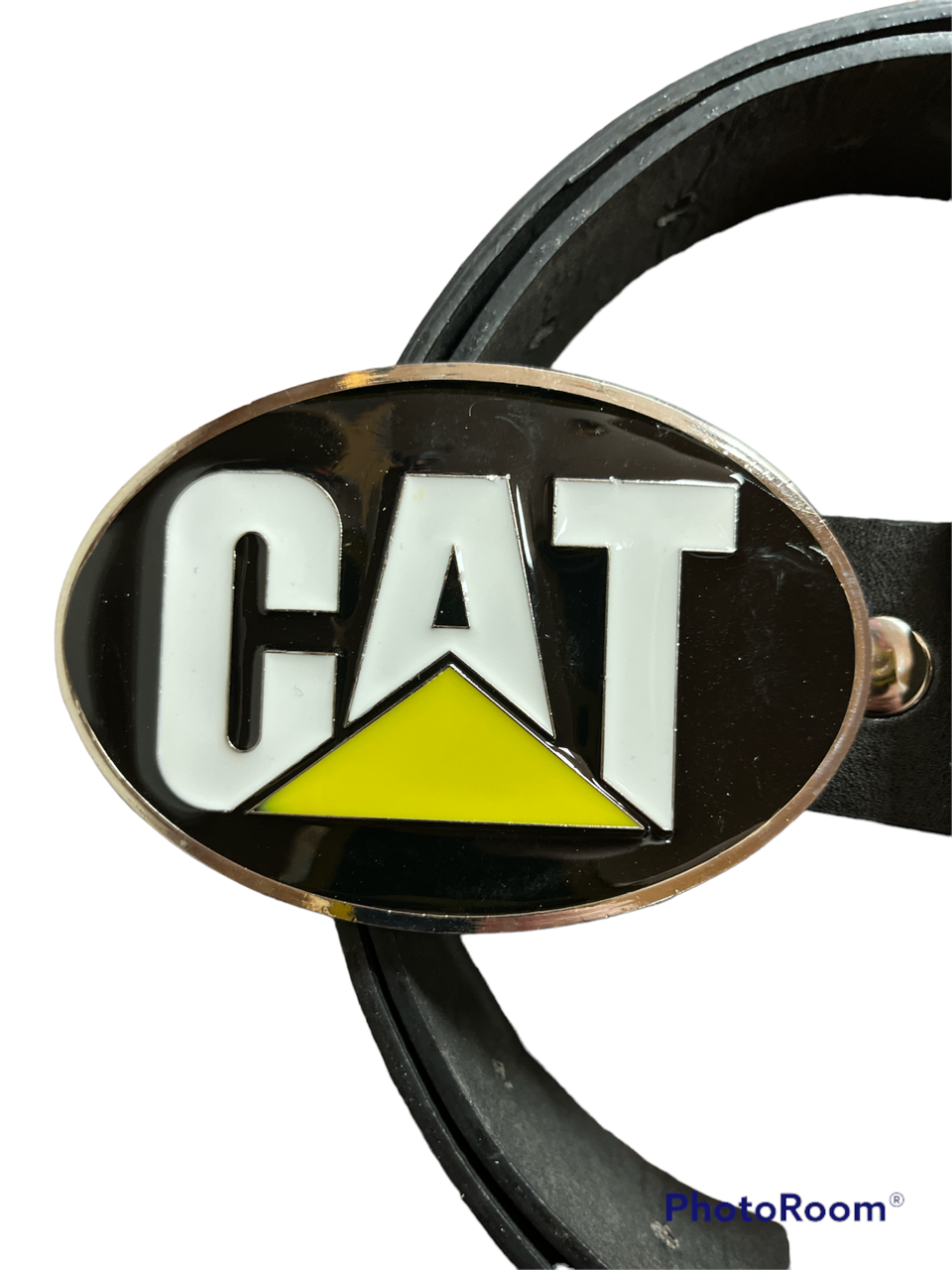CAT Diesel Power Logo Buckle with belt Machinery digger industrial
