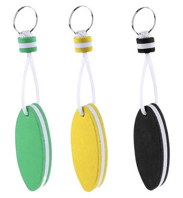 Floating Keychain For Boating / Water Sports - Available In Green, Black or Yellow