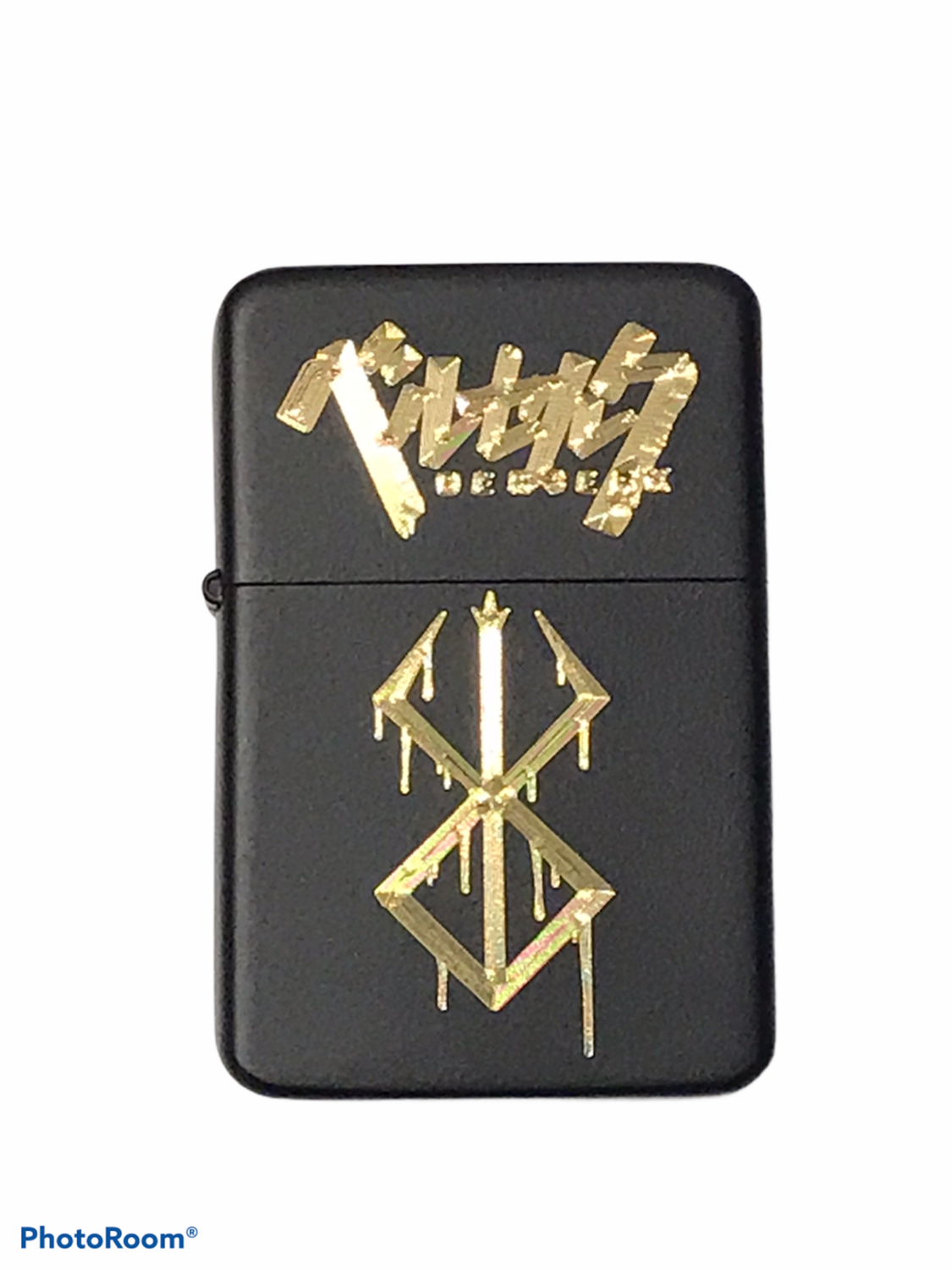 BERSERK manga/anime Brand Of Sacrifice Lighter, Matte Black Finish