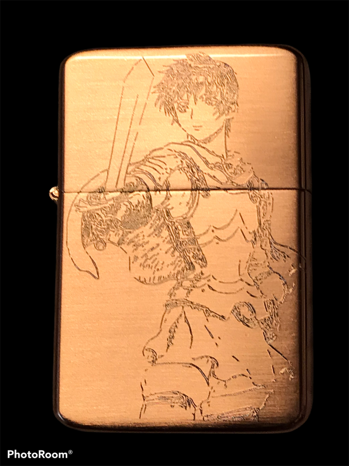 BERSERK manga/anime CASCA Lighter, Rose Gold Finish