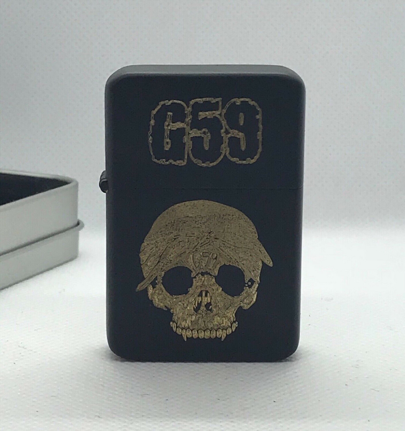 G59 / $uicideboy$ Skull logo Lighter, Matte Black Finish G59 / $uicideboy$ Skull logo Lighter, Matte Black Finish