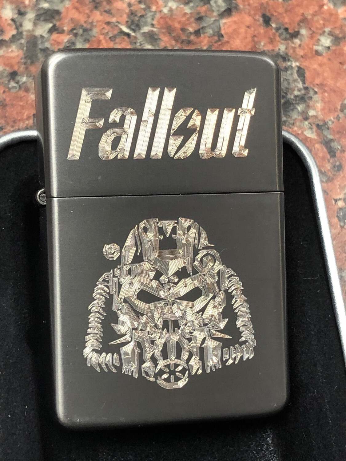 Fallout Power Armour Lighter, Gunmetal Grey Finish
