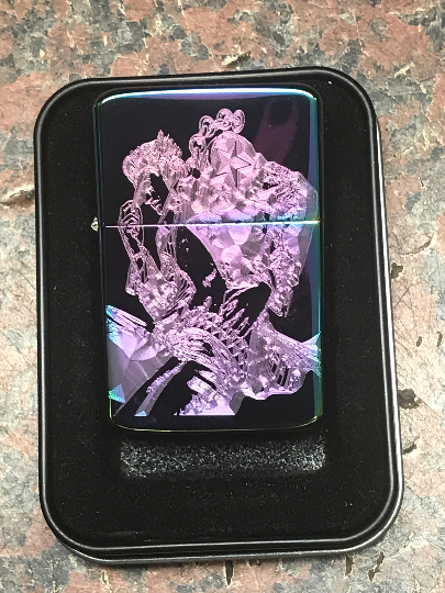 Jojo’s Bizarre Adventure Jotaro Pose , Rainbow/Spectrum Finish