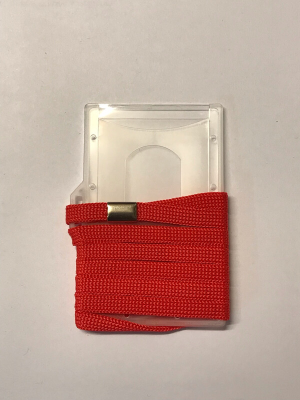 Nylon Lanyard with ID Card Holder