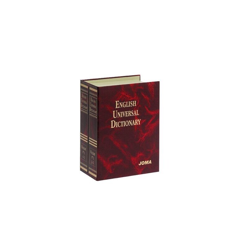 BOOK SAFE with Key Locking metal security box inside