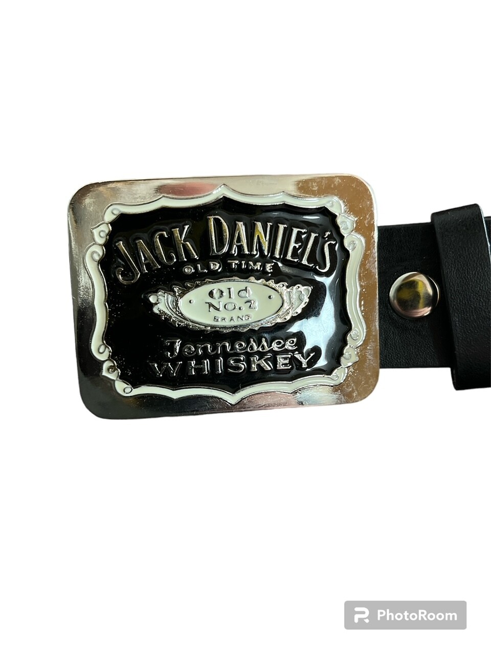 Jack Daniels No.7 Buckle with belt jack daniel's old time tennessee whiskey