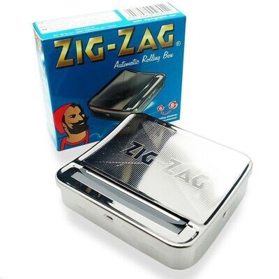 ZIG-ZAG Automatic Cigarette Rolling Machine Box metal Case tin