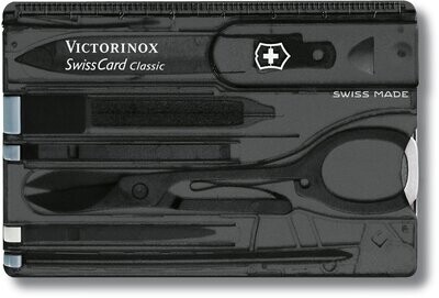 Victorinox Swiss Army Knife - SWISS CARD CLASSIC black