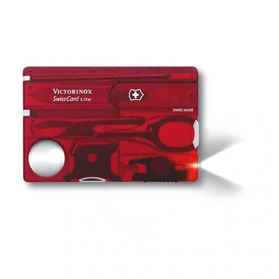 Victorinox Swiss Army Knife - SWISS CARD LITE red