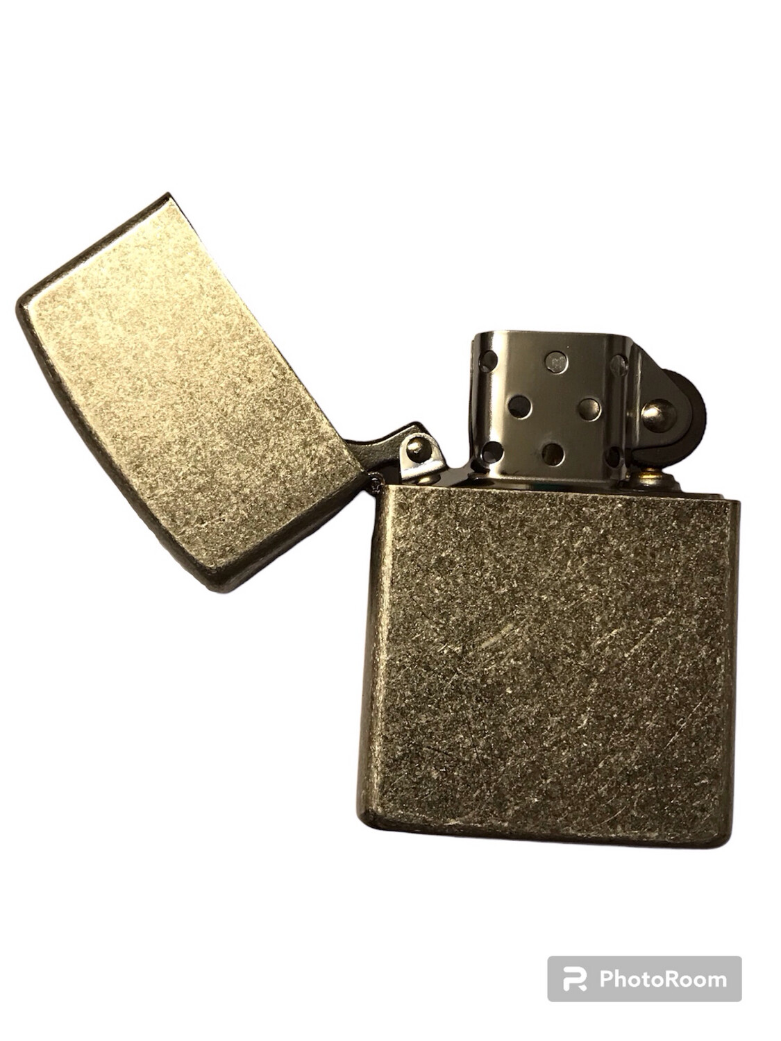 Zorro - Heavy Duty Refillable Antique/Brushed Silver Lighter *Personalised Engraving Available*