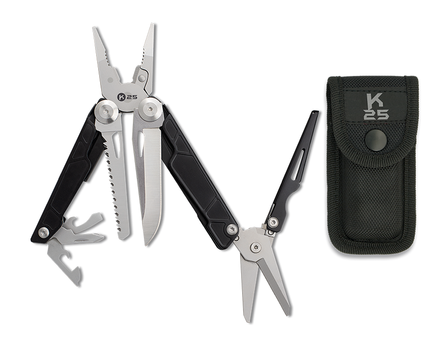 K25 Multi-Fonction Pliers. Black 11149 Multi Tool