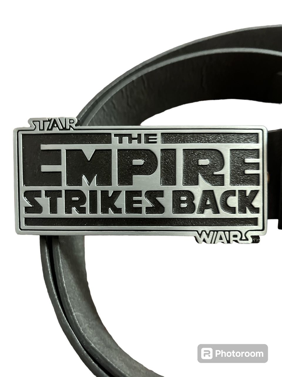 Star Wars The EMPIRE STRIKES BACK Logo Buckle with belt jedi