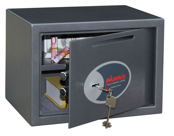 Phoenix Vela Deposit Home &amp; Office SS0802KD Size 2 Security Safe with Key Lock