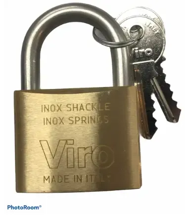 VIRO 60mm Marine Padlock Rust Proof Stainless Steel Shackle