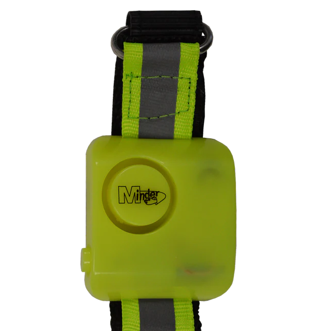 MINDER Hi-Vis Wrist Strap PERSONAL ALARM 130db siren