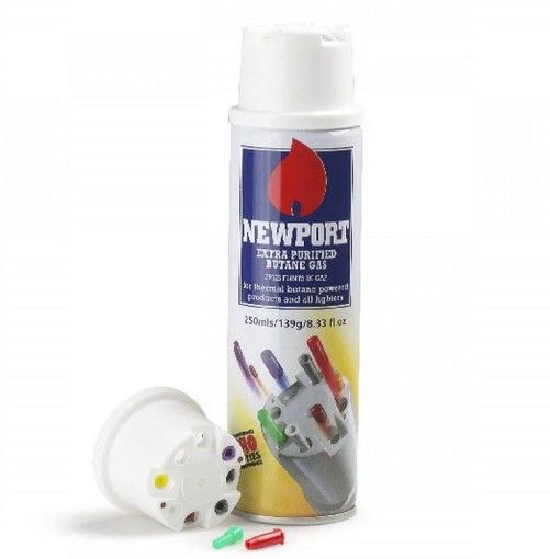 Newport Universal Butane lighter gas 250ml refill Clipper etc