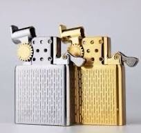 Original Zorro Kerosene Lighter Insert GOLD finish (Outer Case Not Included)