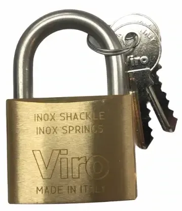 VIRO 50mm Marine Padlock KEYED ALIKE Stainless Steel Shackle Rust Proof