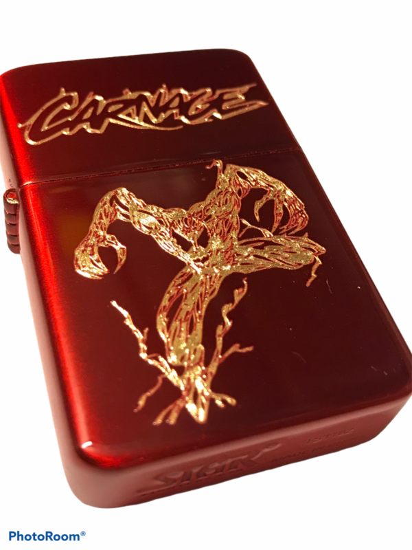 Carnage Lighter, Polished Red Finish