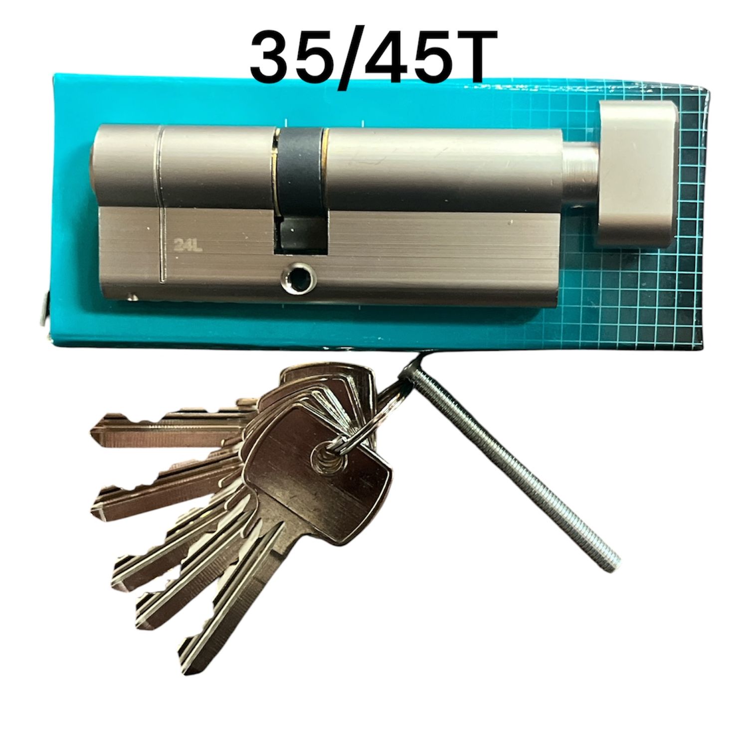 35/45 Thumbturn euro Cylinder Lock - 80mm ANTI-SNAP PICK &amp; BUMP